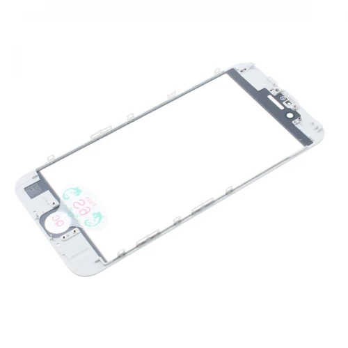 Outer Front Glass Lens Replacement with Bezel Frame for iPhone 6S - White - L51 - Image 3