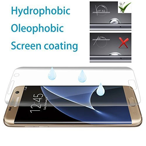 Samsung Galaxy S7 - Anti-glare Screen Protector Silicone TPU Film - Curved - Full Cover - Image 3