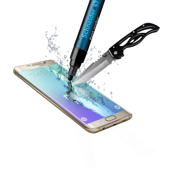 Samsung Galaxy S6 Edge - Screen Protector Silicone TPU Film - Curved - Full Cover - HD Clear - Image 4