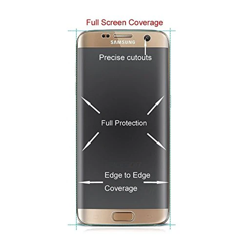 Samsung Galaxy S7 Edge - Screen Protector Silicone TPU Film - Curved - Full Cover - HD Clear - Image 5