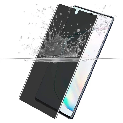Samsung Galaxy Note 10 - Privacy Screen Protector TPU Film - FingerPrint Unlock - Image 4