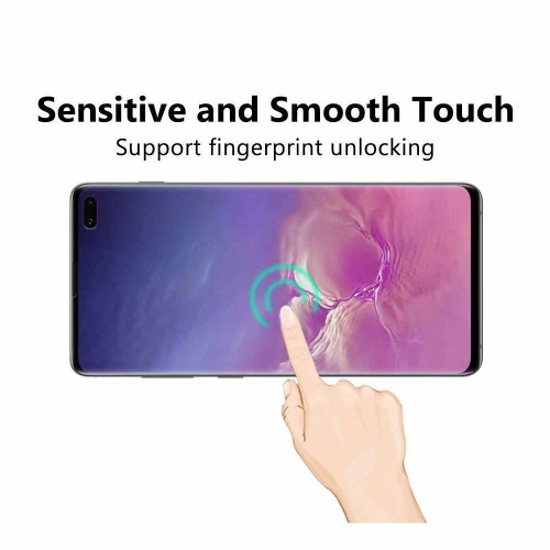 Samsung Galaxy S10 - Privacy Screen Protector TPU Film - FingerPrint Unlock - Image 4
