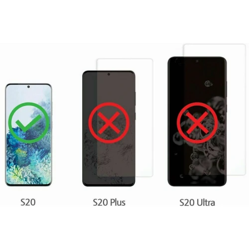 Samsung Galaxy S20 - Tempered Glass Screen Protector - 3D Curved - Full Cover - Fingerprint Unlock - Image 3