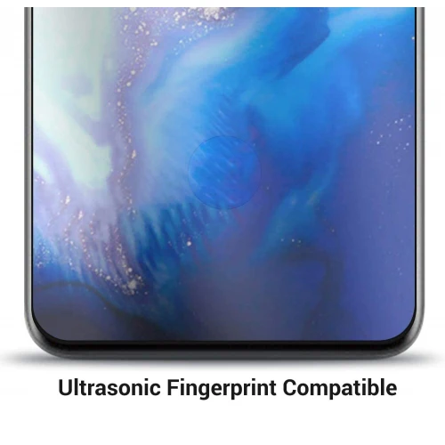 Samsung Galaxy S20 Ultra - Tempered Glass Screen Protector - 3D Curved - Full Cover - Fingerprint Unlock - Image 3