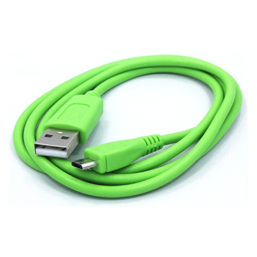 Micro USB Cable Charger Cord - TPE - Green - Fonus D12 - Image 2