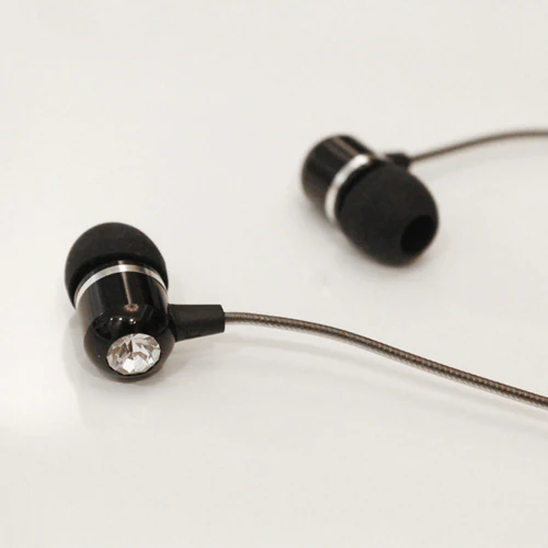 Wired Headphones Hi-Fi Sound Earphones - USB-C Adapter - Black - Fonus P10 - Image 3