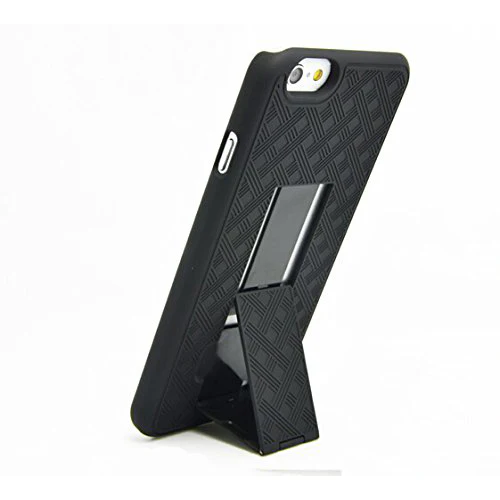 Case Holster Combo Swivel Belt Clip - Dropproof - Kickstand - Black - Fonus N91 - Image 9