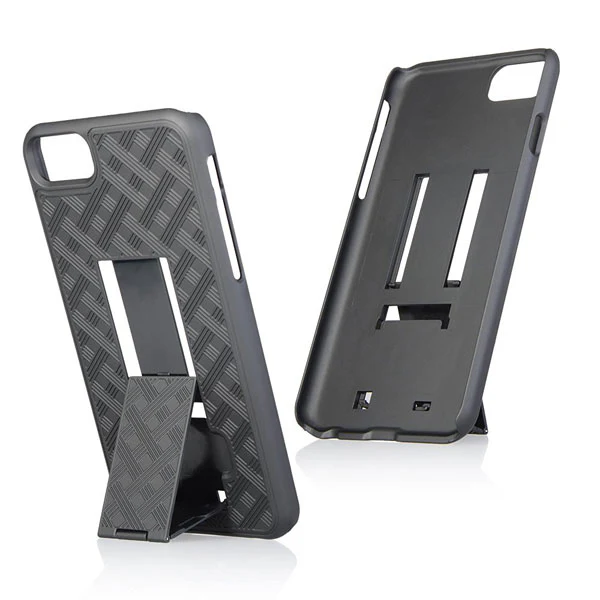 Case Holster Combo Swivel Belt Clip - Dropproof - Kickstand - Black - Fonus J60 - Image 5