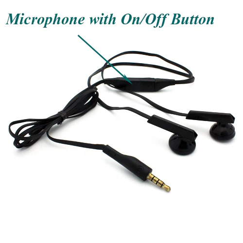 Earphones 3.5mm Headphones Wired Earbuds - Black - Fonus J06 - Image 4