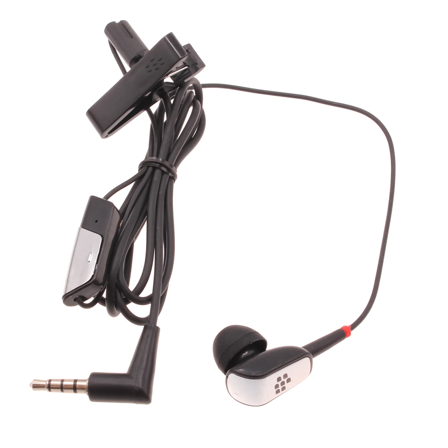 Mono Earphone 3.5mm Headphone - In-Ear - Single Earbud - Black - B55