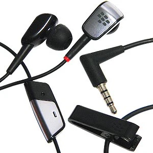 Blackberry Original Earphones 3.5mm Headphones Wired Earbuds - In-Ear - HDW-15766-005 - Silver - Image 3