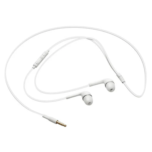 Samsung Original Earphones 3.5mm Headphones Wired Earbuds - EO-HS3303WE - White - Image 4