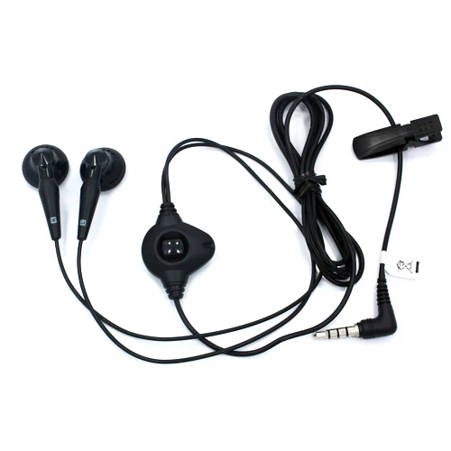Blackberry OEM Earphones 3.5mm Headphones Wired Earbuds - HDW-14322-005 - Black - Image 3