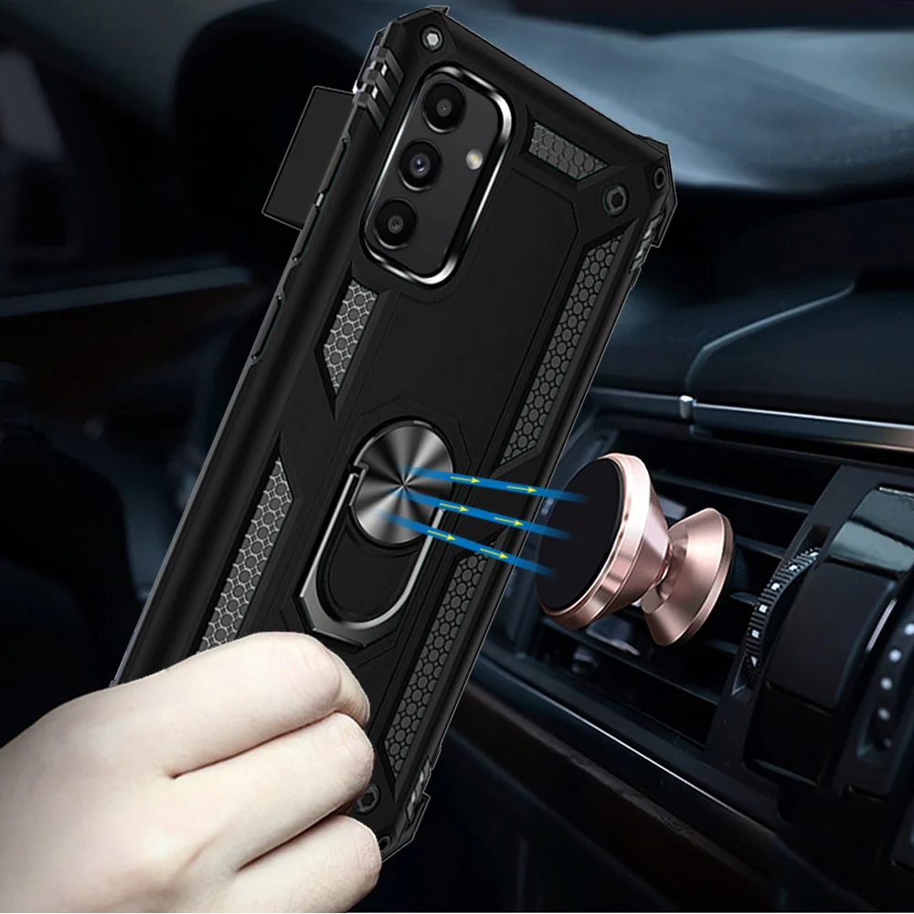 Hybrid Case Cover Metal For Magnet Kickstand Shockproof Armor Military - ZDY89 - Image 6