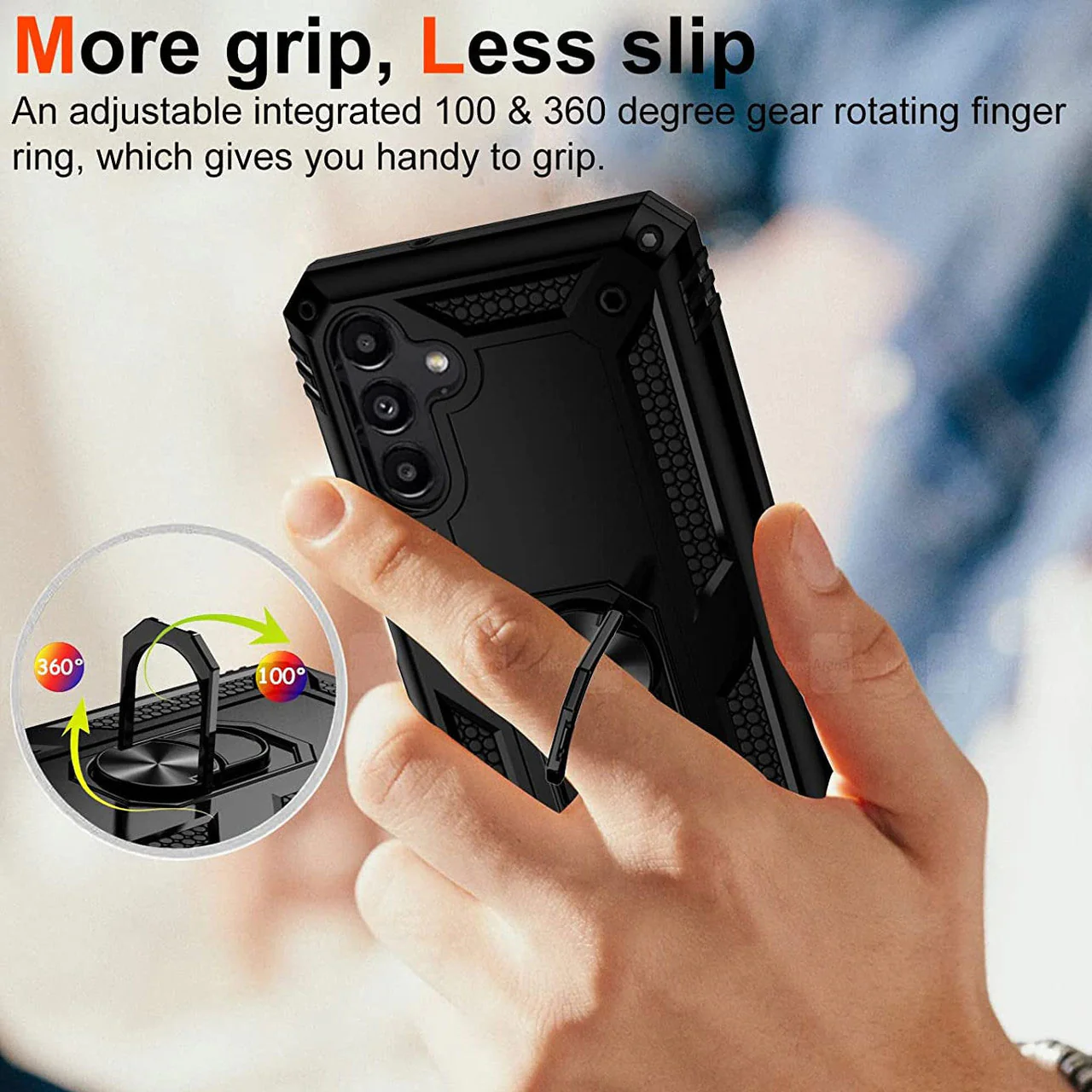 Hybrid Case Cover Metal For Magnet Kickstand Shockproof Armor Military - ZDY89 - Image 9
