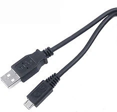 LG Micro USB Cable Charger Cord - OEM - Black - Image 4