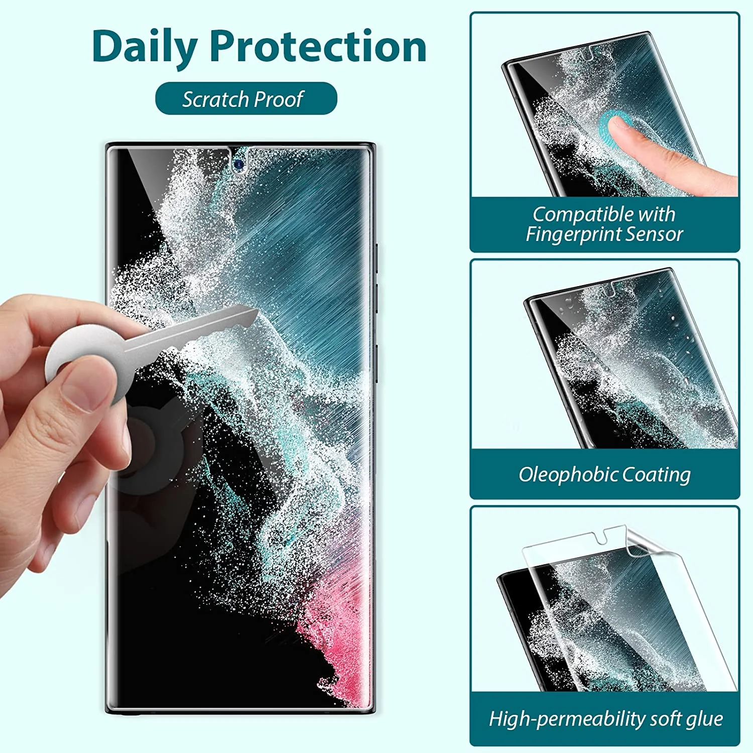 Matte Screen Protector TPU Film Anti-Glare Anti-Fingerprint Case Friendly - ZDZ34 - Image 9