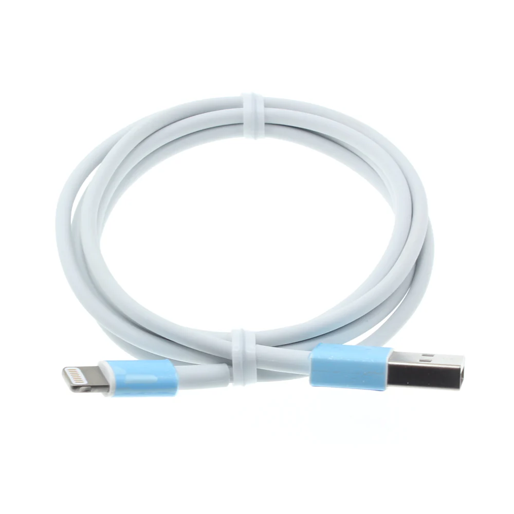 MFI Certified 3ft USB to Lightning Cable - TPE - White - Pinyi - K76