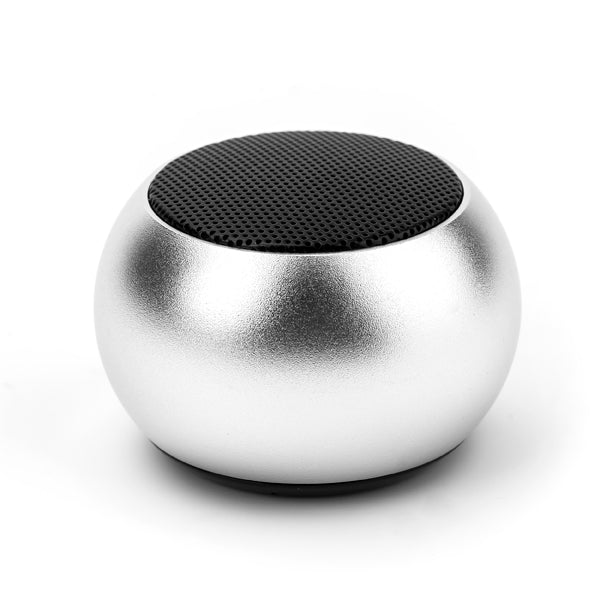 Mini Wireless Speaker - Hands-free Mic - Remote Selfie Shutter - Silver - K85 - Image 2