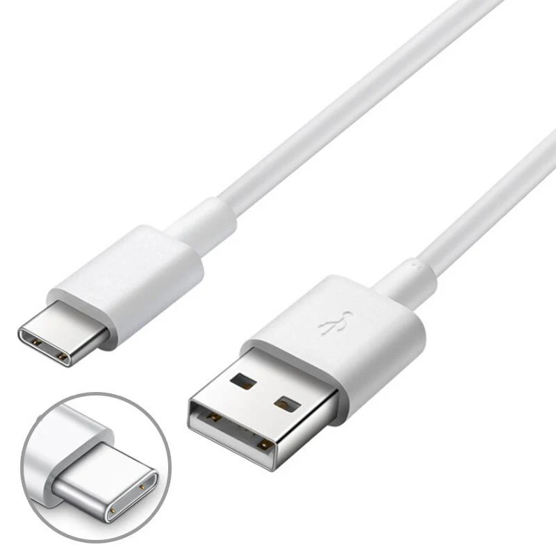 Huawei 3ft USB-C Cable Charger Power Cord - OEM - White