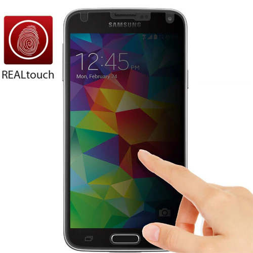 Samsung Galaxy S5 - Privacy Screen Protector Silicone TPU Film - Full Cover - Image 3
