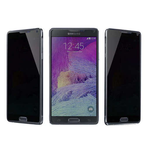 Samsung Galaxy Note 4 - Privacy Screen Protector Silicone TPU Film - Full Cover - Image 3