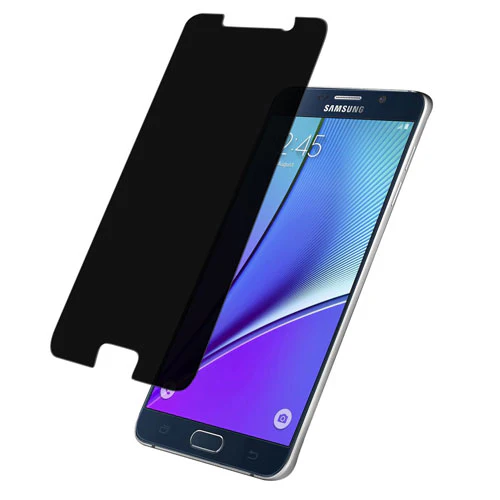 Samsung Galaxy Note 5 - Privacy Screen Protector Silicone TPU Film - Full Cover - Image 2