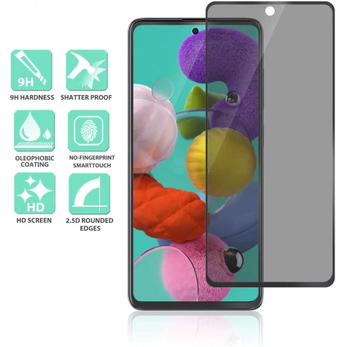 Privacy Screen Protector Tempered Glass Anti-Spy Anti-Peep 3D Edge Curved - ZDF96 - Image 2