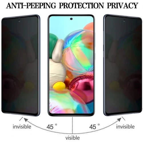 Privacy Screen Protector Tempered Glass Anti-Spy Anti-Peep 3D Edge Curved - ZDS85 - Image 2