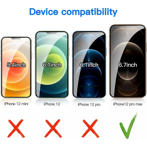 Privacy Screen Protector Tempered Glass Curved Anti-Spy Anti-Peep 3D Edge - ZDG56 - Image 3