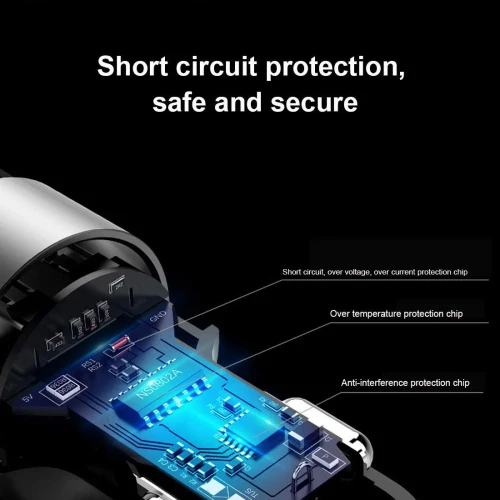 36W 2-Port Car PD Charger w 6ft USB-C Cable - Fonus L91 - Image 7