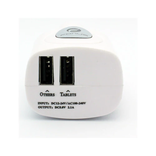 2-in-1 Car Home Wall Charger 2-Port USB - Folding Prongs - Fonus M82 - Image 6