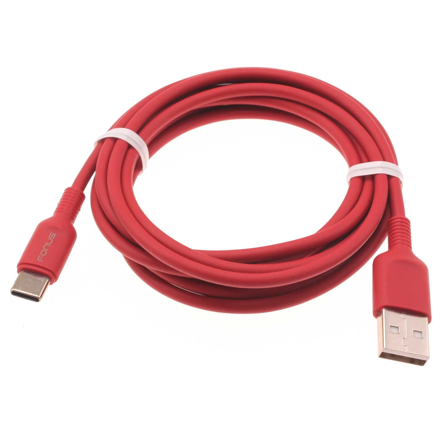 6ft USB-C Cable Red Charger Cord Power Wire - Fonus - C15 - Image 6