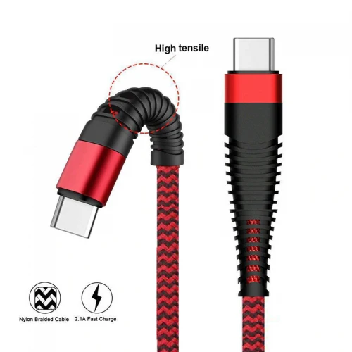6ft PD Cable Type-C to USB-C Charger Cord Power Wire Sync - Image 3