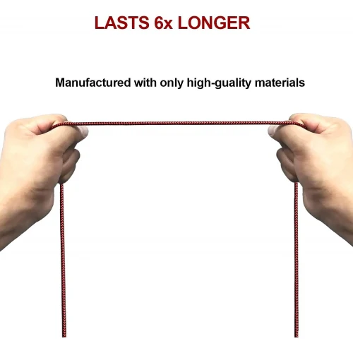 Red 6ft USB-C Cable Type-C Charger Cord Power Wire Long - Image 7