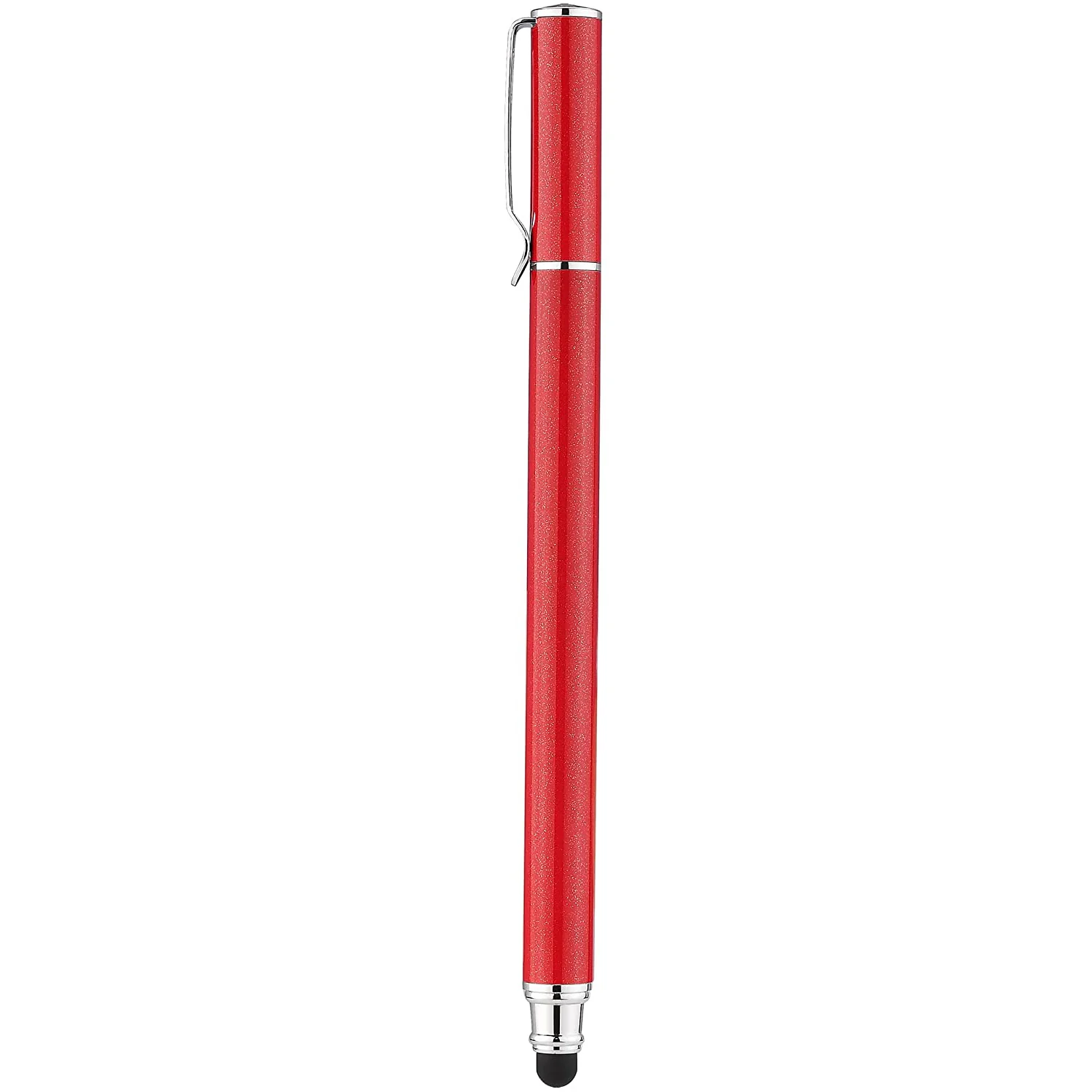 Red Stylus Touch Screen Pen Fiber Tip Aluminum Lightweight - ZDZ57