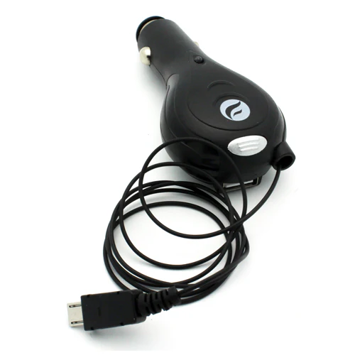 Retractable Car Charger Extra USB Port - MicroUSB - Fonus C01 - Image 3