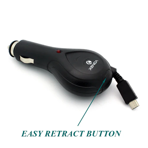 Retractable Car Charger - Micro USB - Xenda U18 - Image 4