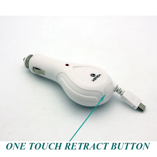 Retractable Car Charger - Micro USB - Xenda D60 - Image 2