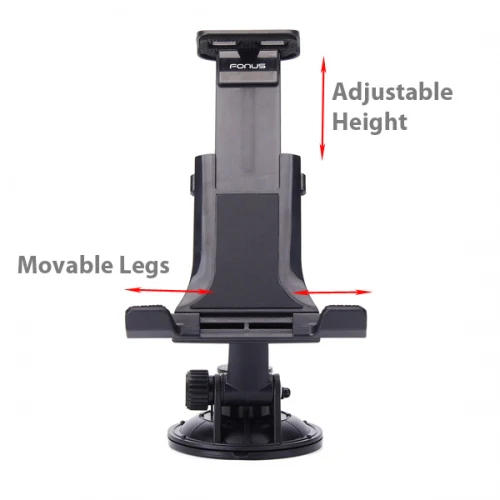 Car Mount Tablet and Phone Holder for Dash and Windshield - Fonus C62 - Image 2