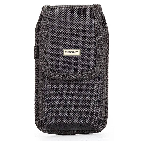 Case Rugged Holster Swivel Belt Clip - Vertical Cover - LCASE52 - Black - Fonus K13 - Image 2