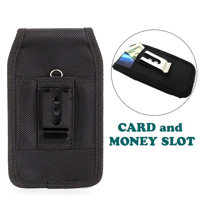 Case Rugged Holster Belt Clip Cover - LCASE53 - Black - Fonus B95 - Image 3