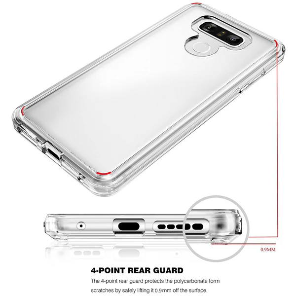 Clear Case Hybrid Bumper Cover - Scratch-Resistant - Shockproof - Clear - Selna L04 - Image 4