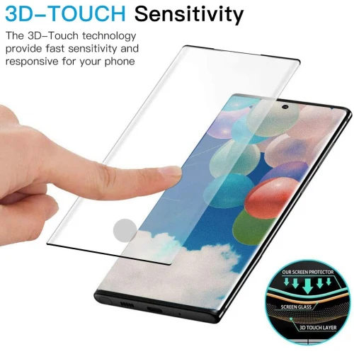 Screen Protector Tempered Glass 3D Curved Edge Full Cover HD Clear - ZDT37 - Image 4