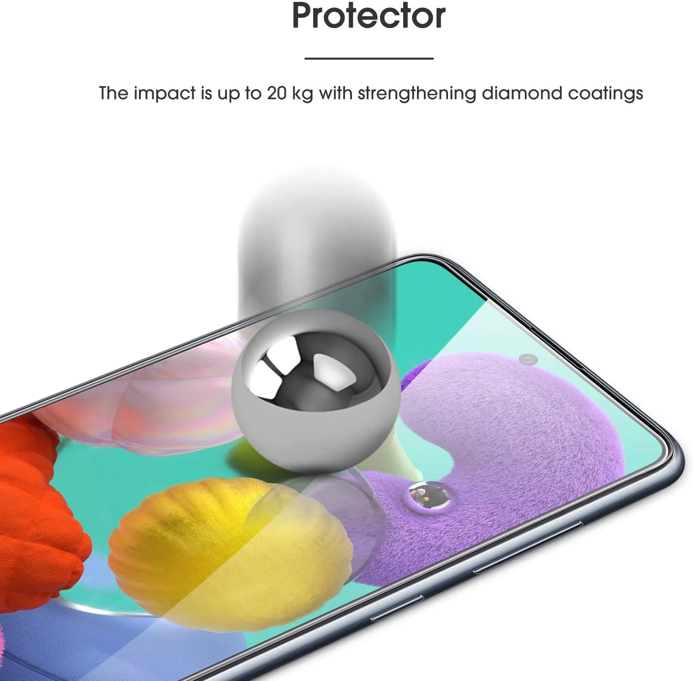 Screen Protector Tempered Glass 3D Curved Edge Full Cover HD Clear - ZDZ62 - Image 2