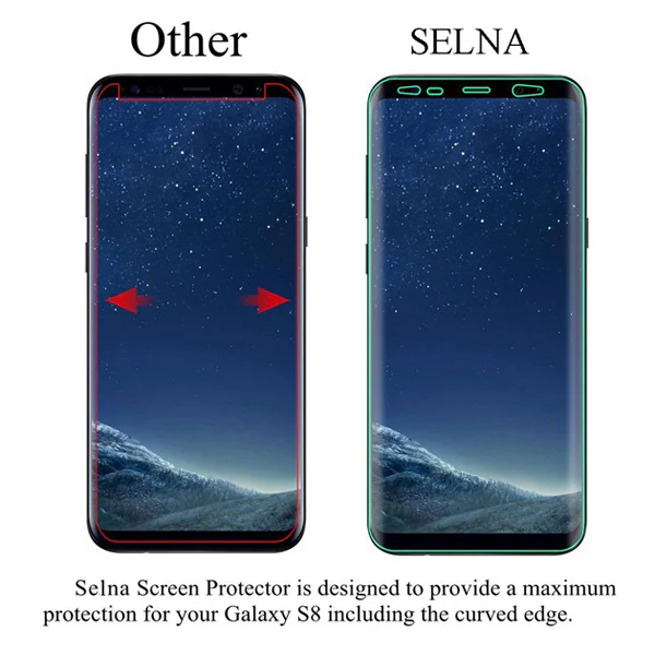 Samsung Galaxy S8 - Screen Protector Silicone TPU Film - Full Cover - HD Clear - Image 4