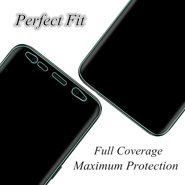 Samsung Galaxy S8 Plus - Screen Protector Silicone TPU Film - Full Cover - HD Clear - Image 3