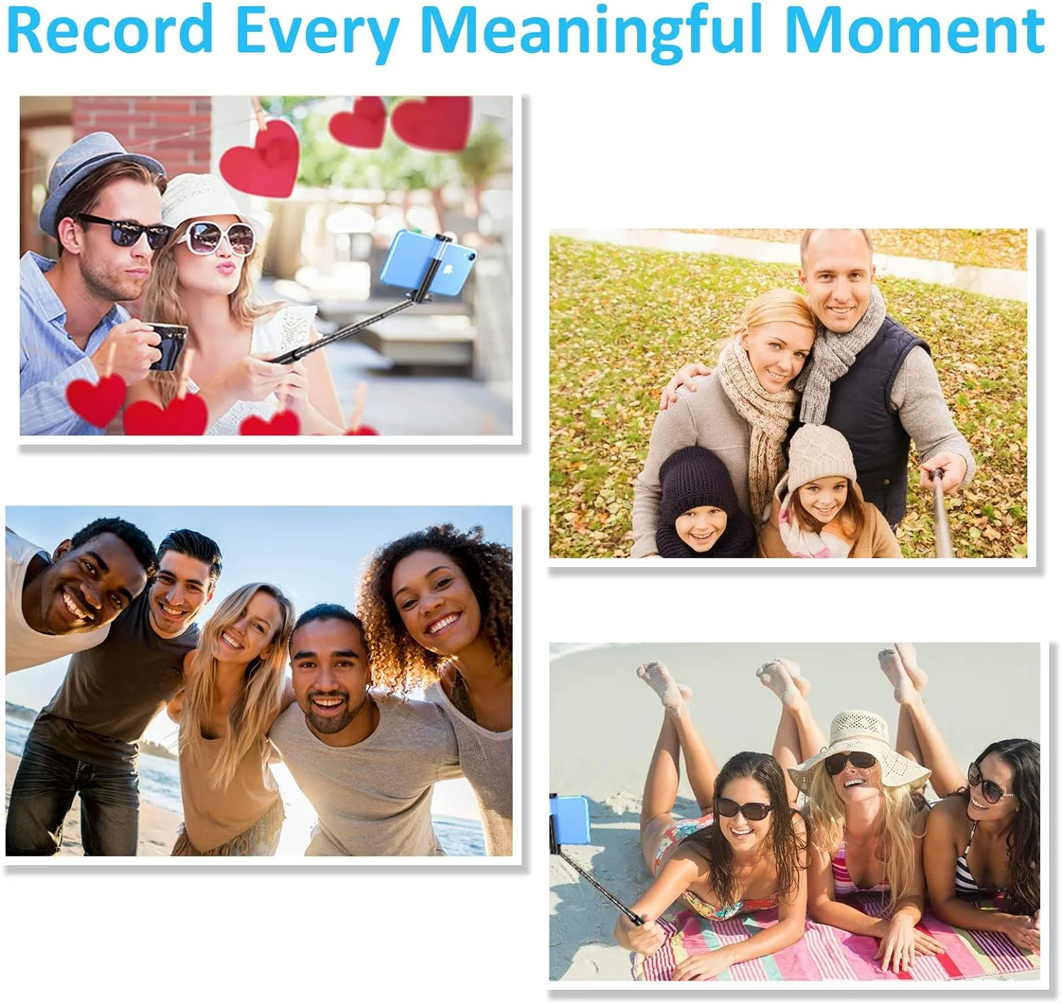 Selfie Stick Wireless Lightweight Aluminum Remote Shutter Self-Portrait Extendable - ZDG36 - Image 7