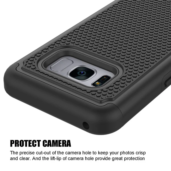 Hybrid Case Dual Layer Armor Defender Cover - Shockproof - Black - Selna L16 - Image 6