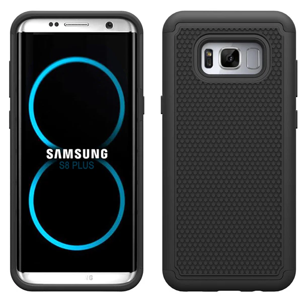 Hybrid Case Dual Layer Armor Defender Cover - Shockproof - Black - Selna L15 - Image 2